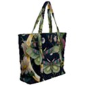 Flower Mot Moon Star Planet Zip Up Canvas Bag View2