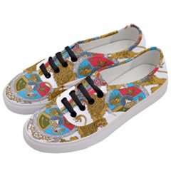 Imperial Coat Of Arms Of Iran, 1932-1979 Women s Classic Low Top Sneakers by abbeyz71