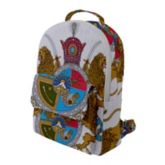 Imperial Coat Of Arms Of Iran, 1932-1979 Flap Pocket Backpack (large) by abbeyz71