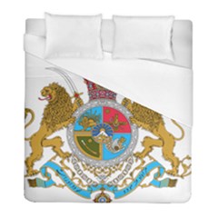 Imperial Coat Of Arms Of Iran, 1932-1979 Duvet Cover (full/ Double Size) by abbeyz71