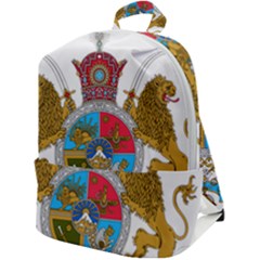 Imperial Coat Of Arms Of Iran, 1932-1979 Zip Up Backpack by abbeyz71