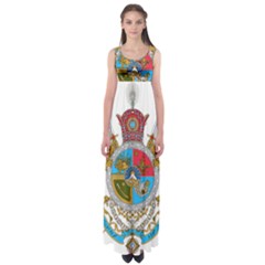 Imperial Coat Of Arms Of Iran, 1932-1979 Empire Waist Maxi Dress