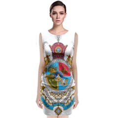 Imperial Coat Of Arms Of Iran, 1932-1979 Classic Sleeveless Midi Dress