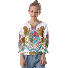 Imperial Coat Of Arms Of Iran, 1932-1979 Kids  Cuff Sleeve Top
