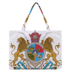 Imperial Coat Of Arms Of Iran, 1932-1979 Zipper Medium Tote Bag