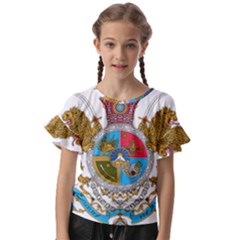 Imperial Coat Of Arms Of Iran, 1932-1979 Kids  Cut Out Flutter Sleeves