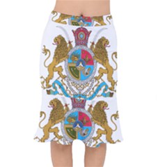 Imperial Coat Of Arms Of Iran, 1932-1979 Short Mermaid Skirt by abbeyz71