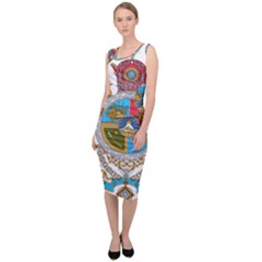 Imperial Coat Of Arms Of Iran, 1932-1979 Sleeveless Pencil Dress by abbeyz71