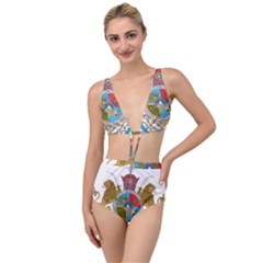 Imperial Coat Of Arms Of Iran, 1932-1979 Tied Up Two Piece Swimsuit