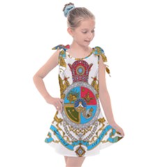 Imperial Coat Of Arms Of Iran, 1932-1979 Kids  Tie Up Tunic Dress