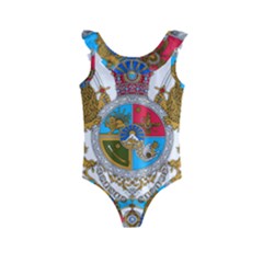Imperial Coat Of Arms Of Iran, 1932-1979 Kids  Frill Swimsuit