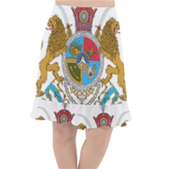Imperial Coat Of Arms Of Iran, 1932-1979 Fishtail Chiffon Skirt by abbeyz71