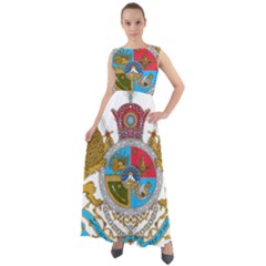 Imperial Coat Of Arms Of Iran, 1932-1979 Chiffon Mesh Boho Maxi Dress