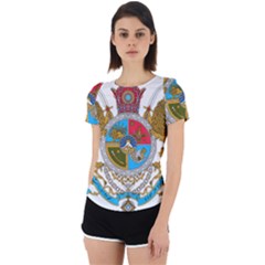 Imperial Coat Of Arms Of Iran, 1932-1979 Back Cut Out Sport Tee