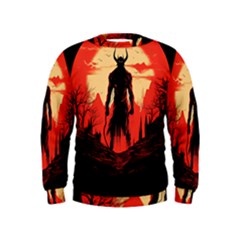 Demon Halloween Kids  Sweatshirt