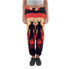 Demon Halloween Women s Jogger Sweatpants