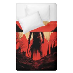 Demon Halloween Duvet Cover Double Side (Single Size)