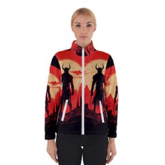 Demon Halloween Women s Bomber Jacket