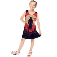 Demon Halloween Kids  Tunic Dress