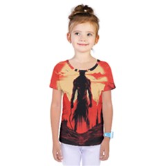 Demon Halloween Kids  One Piece Tee