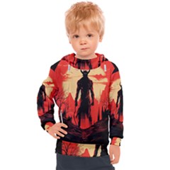 Demon Halloween Kids  Hooded Pullover