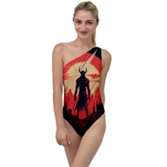 Demon Halloween To One Side Swimsuit