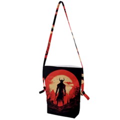 Demon Halloween Folding Shoulder Bag