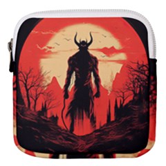 Demon Halloween Mini Square Pouch