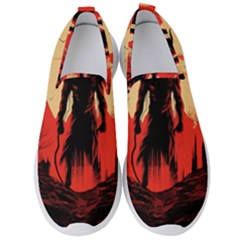 Demon Halloween Men s Slip On Sneakers