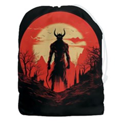 Demon Halloween Drawstring Pouch (3XL)