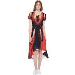 Demon Halloween High Low Boho Dress