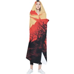 Demon Halloween Wearable Blanket