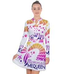 Mom Made Me Queen Long Sleeve Panel Dress