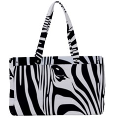 Animal Cute Pattern Art Zebra Canvas Work Bag
