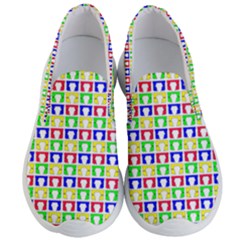 Colorful Curtains Seamless Pattern Men s Lightweight Slip Ons by Amaryn4rt