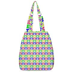 Colorful Curtains Seamless Pattern Center Zip Backpack by Amaryn4rt