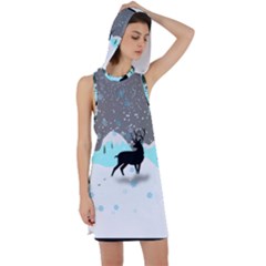 Rocky Mountain High Colorado Racer Back Hoodie Dress by Amaryn4rt