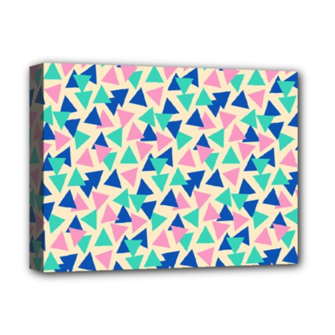 Pop Triangles Deluxe Canvas 16  X 12  (stretched)  by ConteMonfrey