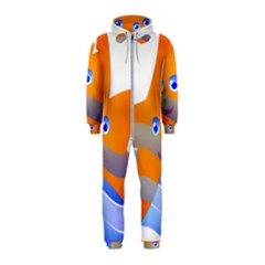 Beach Sea Shell Swimming Hooded Jumpsuit (kids)