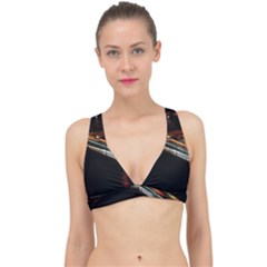 Highway Night Lighthouse Car Fast Classic Banded Bikini Top