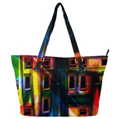 Architecture City Homes Window Full Print Shoulder Bag by Amaryn4rt