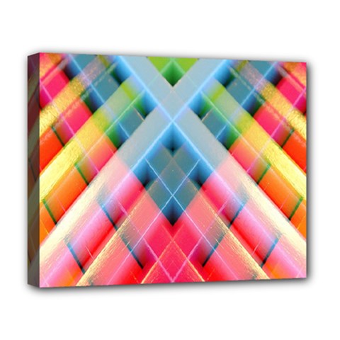 Graphics Colorful Colors Wallpaper Graphic Design Deluxe Canvas 20  x 16  (Stretched)