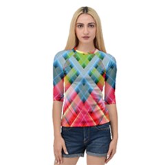 Graphics Colorful Colors Wallpaper Graphic Design Quarter Sleeve Raglan Tee