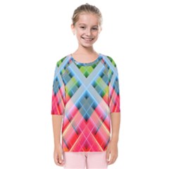 Graphics Colorful Colors Wallpaper Graphic Design Kids  Quarter Sleeve Raglan Tee