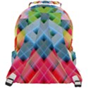 Graphics Colorful Colors Wallpaper Graphic Design Rounded Multi Pocket Backpack View3