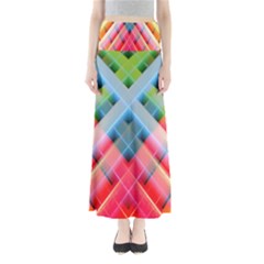 Graphics Colorful Colors Wallpaper Graphic Design Full Length Maxi Skirt