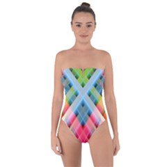 Graphics Colorful Colors Wallpaper Graphic Design Tie Back One Piece Swimsuit