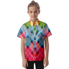 Graphics Colorful Colors Wallpaper Graphic Design Kids  Short Sleeve Shirt