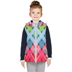 Graphics Colorful Colors Wallpaper Graphic Design Kids  Hooded Puffer Vest
