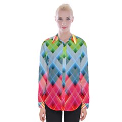 Graphics Colorful Colors Wallpaper Graphic Design Womens Long Sleeve Shirt